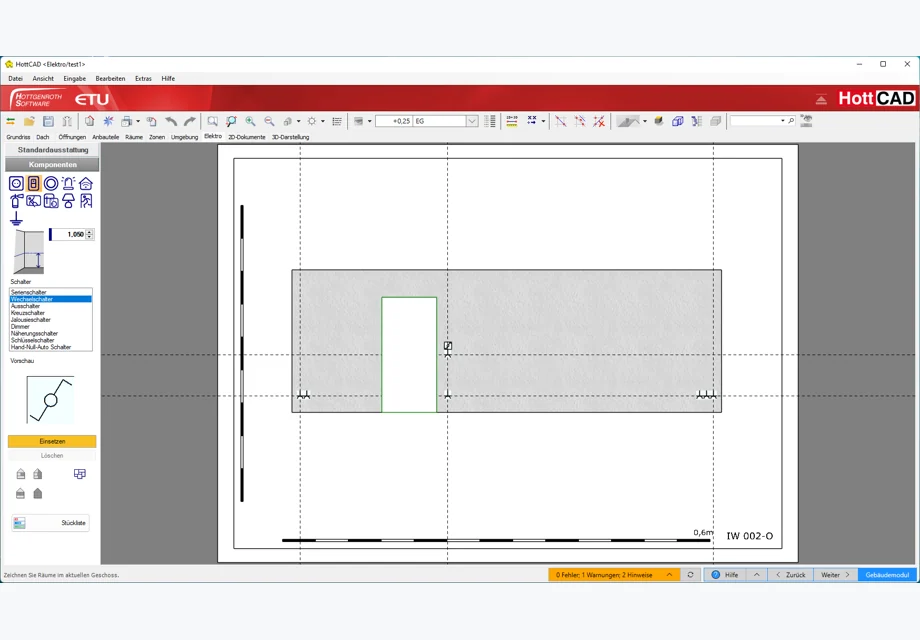 HottCAD E Elektroplanung